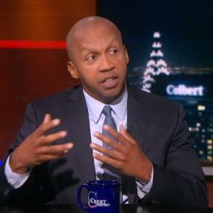 Still of Bryan Stevenson in The Colbert Report 2005