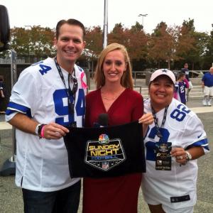 NBC Sunday Night Football Week 6 Fan of the Week aired October 2013