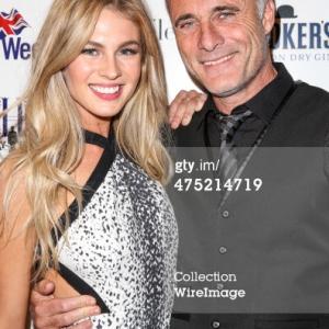 Caitlin Manley and Timothy V Murphy attend Brit Week Oscar Party