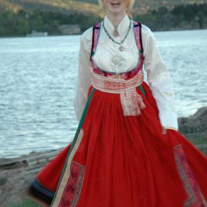 Folks costume. Designed and made by Vibeke Larsen Maltun