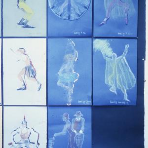 Illustrations, costume design VLM. For ballet 