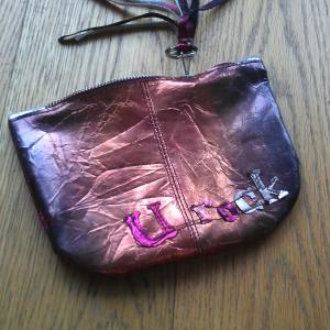 Leather bag small, designed and crafter by me, from accessory U. rock collection