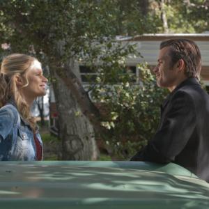 Still of Joelle Carter and Timothy Olyphant in Justified (2010)