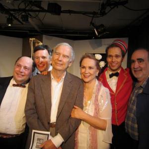 Cast and Crew of Murder at the Howard Johnson's, with co-playwright Ron Clark