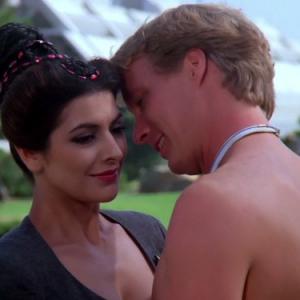 Still of Marina Sirtis and Jay Louden in Star Trek The Next Generation 1987