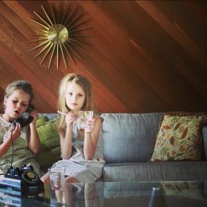 Ava with sister Olivia Mad Men inspired photoshoot