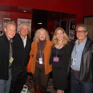 At the New Media Film Festival San Francisco with KTVU Channel 2's Tom Vacar, Michele Mikey Kelly, Susan Johnston (festival founder), and Ed Fogelman