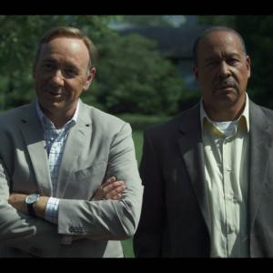 With Kevin Spacey in HOUSE OF CARDS