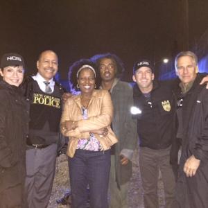 Me and and NCIS New Orleans cast.