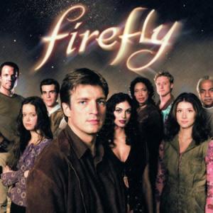 Adam Baldwin Nathan Fillion Jewel Staite Gina Torres Alan Tudyk Morena Baccarin and Summer Glau in Firefly 2002
