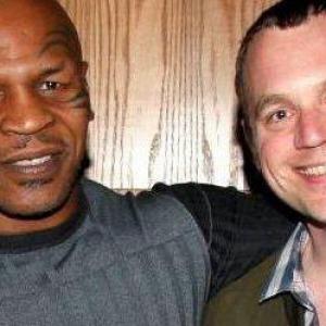 With Mike Tyson at the Pantages for the debut of his one-man show.