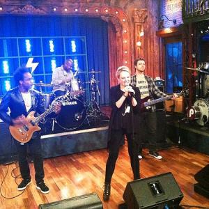 Allegra Masters sings with The Roots on Late Night with Jimmy Fallon