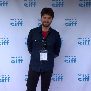 Writer/Director Ryan Moody at the 2015 Seattle International Film Festival presenting his film Obituaries.