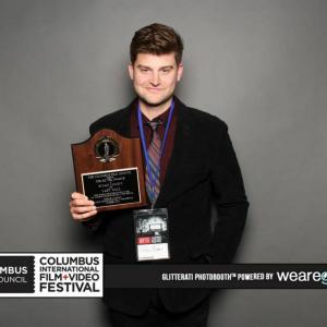 WriterDirector of Last Call Ryan Moody winner of the Silver Plaque Award at the 61st Columbus International Film  Video Festival 2013