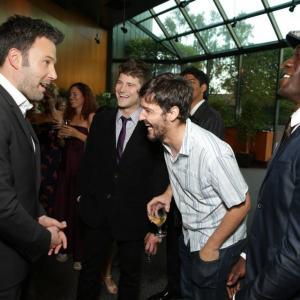 Directors Ben Affleck Ryan Moody Carlos MarquesMarcet and Shadae Lamar Smith share a laugh at the 2013 UCLA Film Festival
