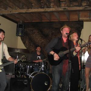 Performing with The Harmless Doves at the Pig N Whistle in Hollywood