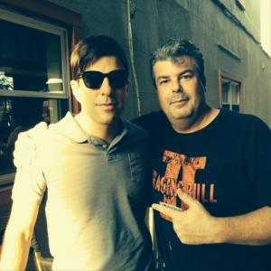 actor Zachary Quinto with Steve Fleming