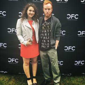 Josh Cruddas and Emily Stranges at the CFC Barbecue Toronto International Film Festival 2015