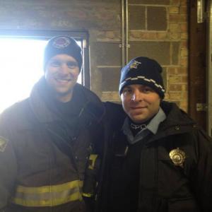 Jesse Spencer and James, Chicago Fire, Season 1.