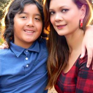 Kimberly Pal and her son Kyle Mendoza