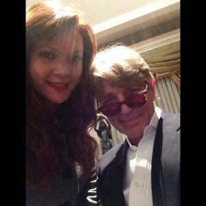 Kimberly Pal and Eric Roberts working on the film 