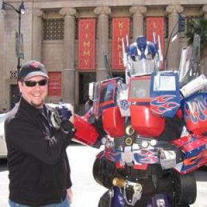 The Jimmy WHO Show??? Im with OPTIMUS PRIME ON HOLLYWOOD BLVD!!!