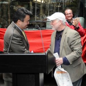 David W. Chien with Ride of Fame Honoree Richard Dreyfuss (November 5th, 2010).