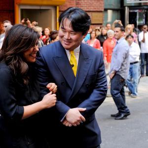 David W Chien with Ride of Fame Honoree Rachael Ray May 4th 2010