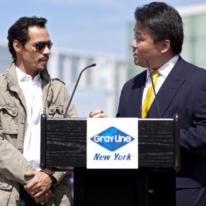David W Chien inducts Marc Anthony to the Ride of Fame September 8th 2011