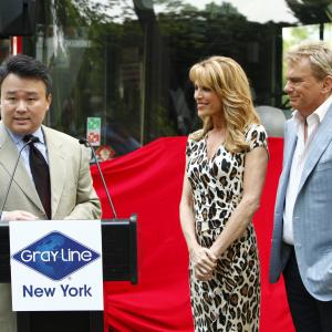 David W Chien introduces Pat Sajak and Vanna White to the Ride of Fame May 14th 2012