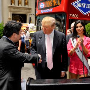 Donald J. Trump with David W. Chien at Ride of Fame Ceremony (June 8th, 2010).