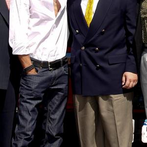 David W. Chien with Marc Anthony at Ride of Fame (September 8th, 2011)