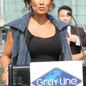 Vanessa Williams addresses to press at Ride of Fame with David W Chien September 27th 2012