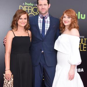 Amy Poehler, Julie Klausner and Billy Eichner at event of Difficult People (2015)
