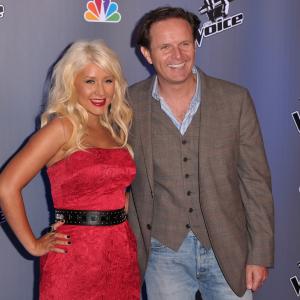 Christina Aguilera and Mark Burnett