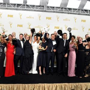 Carson Daly Mark Burnett Lee Metzger Audrey Morrissey Amanda Zucker Ashley Baumann Chad Hines and Michelle McNulty at event of The 67th Primetime Emmy Awards 2015