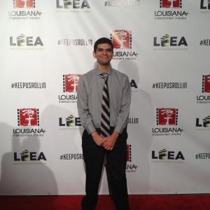 Warren Mitchell at a Louisiana Film and Entertainment Association event
