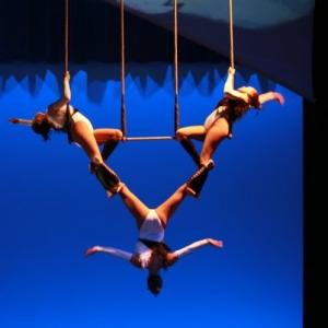 Triple Trapeze - 'Uplifted' production by Trix Circus at Gold Coast Performing Arts Complex.