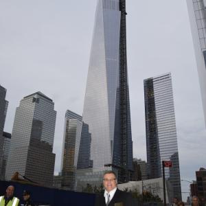 Robert Nash outside NYSE, with One World Trade Center in background, 2013 CROA Summit - Nash Holdings, Inc. a 2014 Featured Gold Member Company