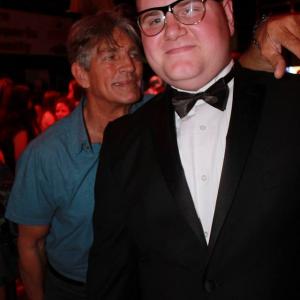 Eric Roberts and I during an event party