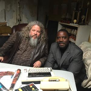 Actor Bruce Davis IIIand Mark Boone Jr working on feature film  Let Me Make You a Martyr