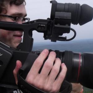 Matthew Elton shooting on a Canon XL-H1.