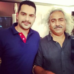 Gaurav Nanda With Sunil Patel Cinematographer Of Film Bang Bang Shooting For Kolson Macaroni