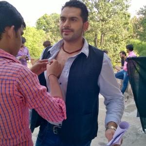 Gaurav Nanda Shooting For Fear Files For ZEE TV