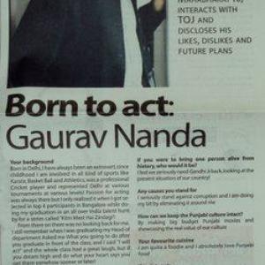 Gaurav Nanda News Paper Bytes