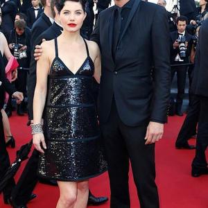 Sam Bobino and actress Delphine Chaneac at 66th Cannes Film Festival  Cannes France