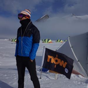 Hong Kong nowTV documentary show Antarctica 100km Ultra Marathon HostRunner