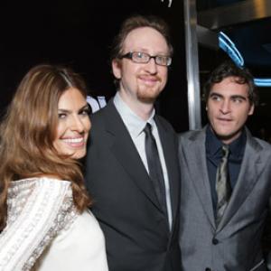 Joaquin Phoenix, James Gray and Eva Mendes at event of We Own the Night (2007)