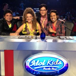 Idol Kids Puerto Rico (2012) Celebrity Judge With Servando, Florentino and Edgardo Díaz