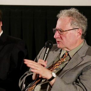 Eric Merola and Ralph W. Moss during a Q&A for 